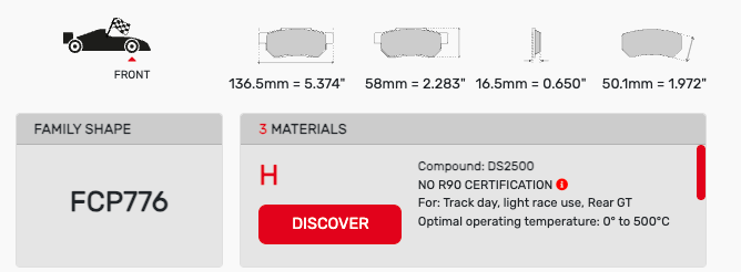 Ferodo FCP0776 Brake Pads