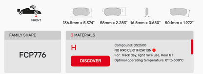 Ferodo FCP0776 Brake Pads