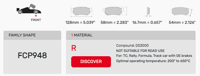 Ferodo FCP0948 Brake Pads