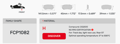 Ferodo FCP1082 Brake Pads