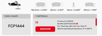 Ferodo FCP1444 Brake Pads