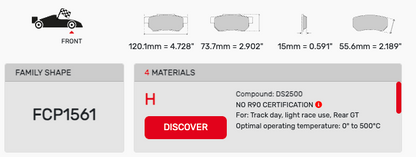 Ferodo FCP1561 Brake Pads