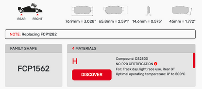 Ferodo FCP1562 Brake Pads