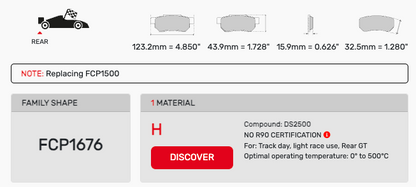 Ferodo FCP1676 Brake Pads