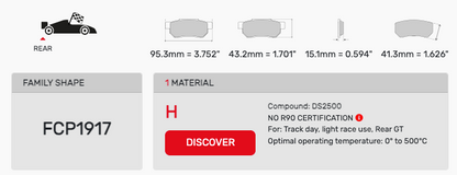 Ferodo FCP1917 Brake Pads