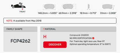 Ferodo FCP4262 Brake Pads