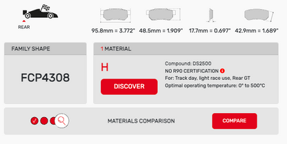 Ferodo FCP4308 Brake Pads
