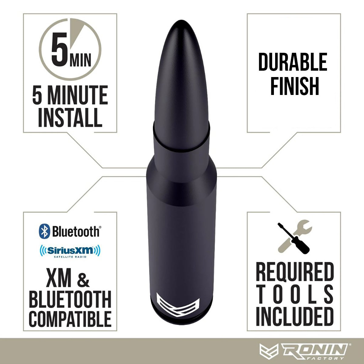 CHEVY & GMC SMARTLOCK™ BULLET ANTENNA (NEW!)