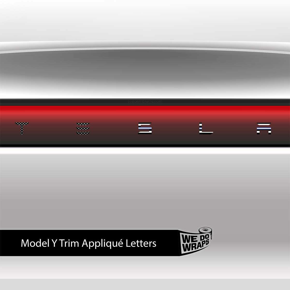 First Responders EMS Tesla Emblem Decals (Front + Back) | Model Y