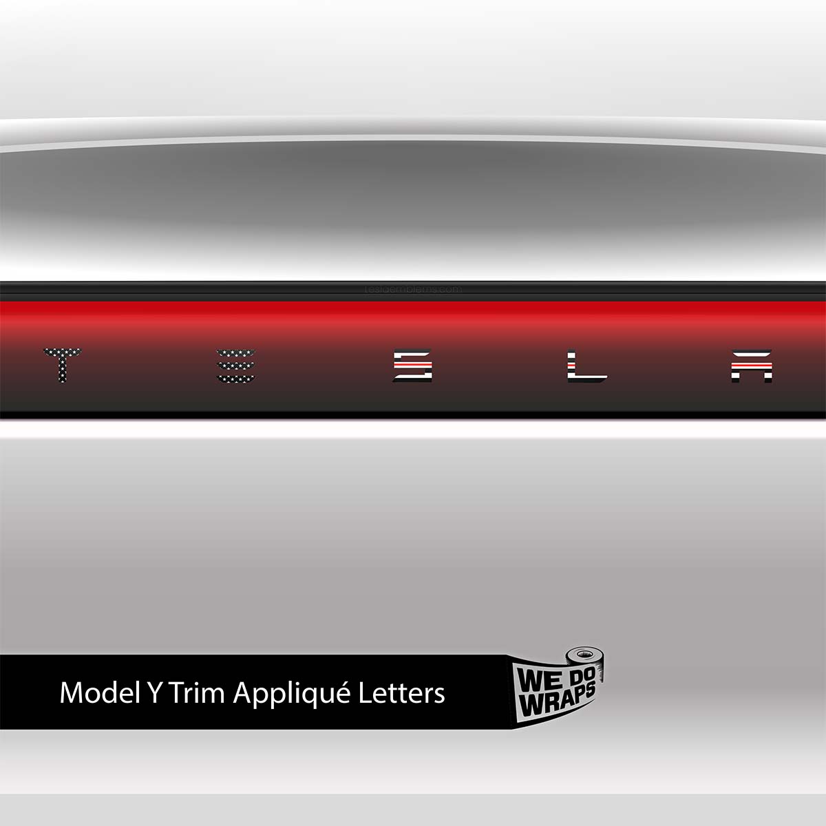 First Responders Nurse Tesla Emblem Decals (Front + Back) | Model Y