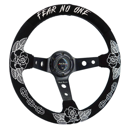 BW Rose 350MM Steering Wheel + Hub Adapter Kit For Subaru Impreza WRX