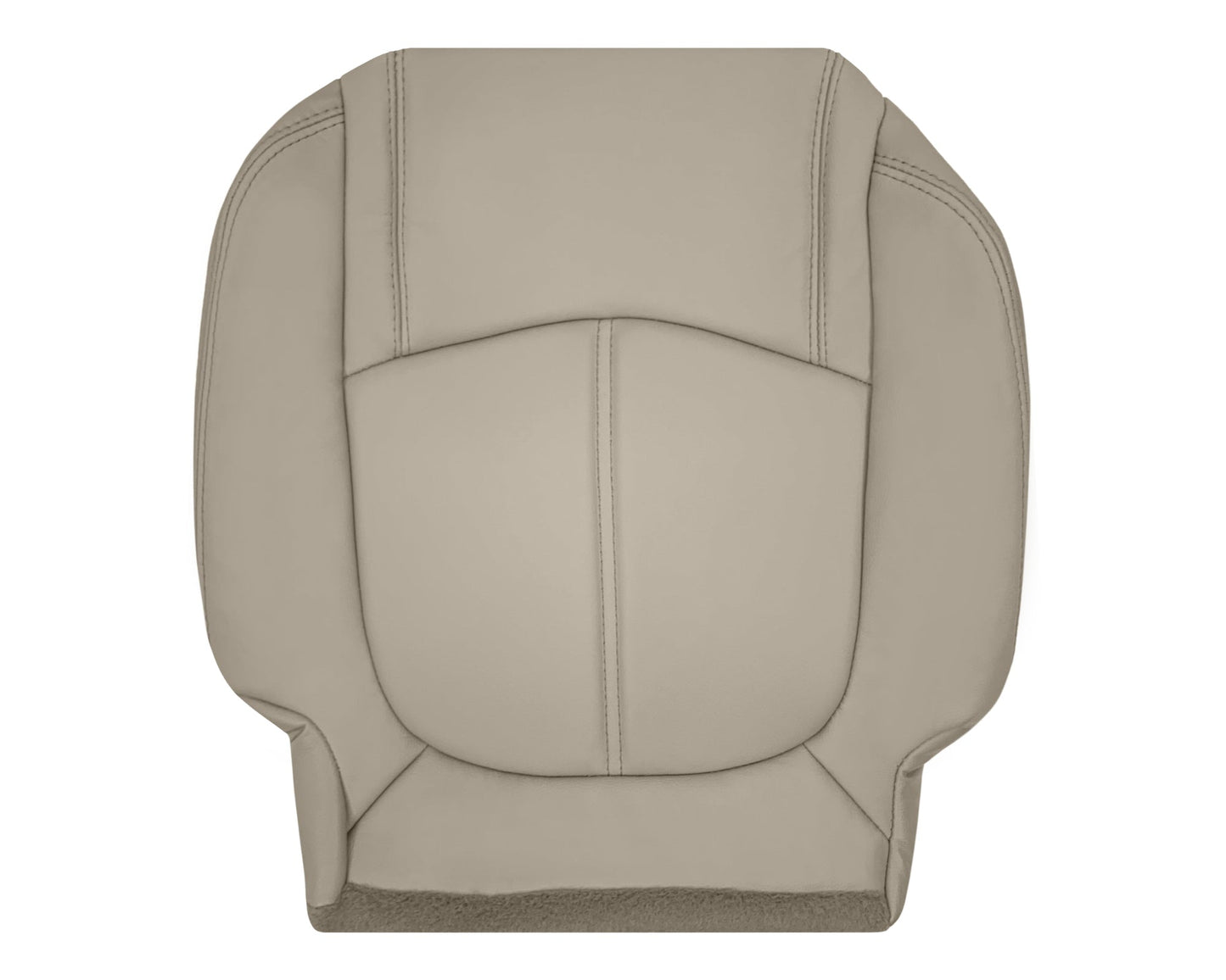 2009-2012 Chevrolet Traverse LT/LTZ Second Row Driver or Passenger Replacement Seat Cover: Non-Perforated, Tan
