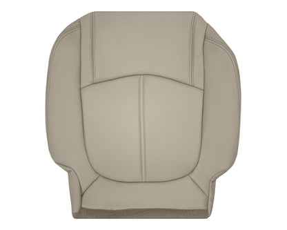 2009-2012 Chevrolet Traverse LT/LTZ Second Row Driver or Passenger Replacement Seat Cover: Non-Perforated, Tan