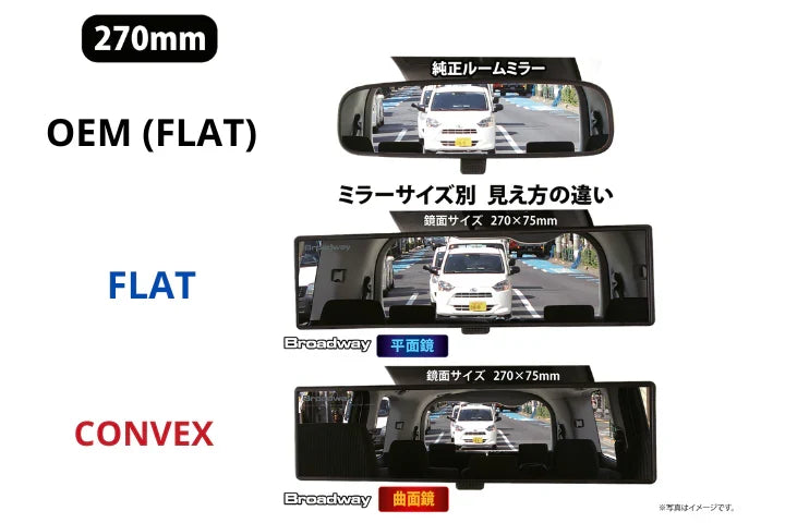 Broadway Mirror ワイドミラー