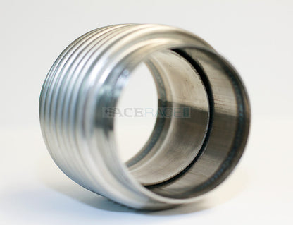 2.375" Flex Bellow (with Inner Liner) x 3.000" Overall Length - 304 Stainless