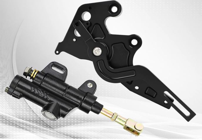 Rawrr Mantis X Dual Caliper Complete Foot Brake / Left Lever Custom Peg Brackets and Caliper Bracket