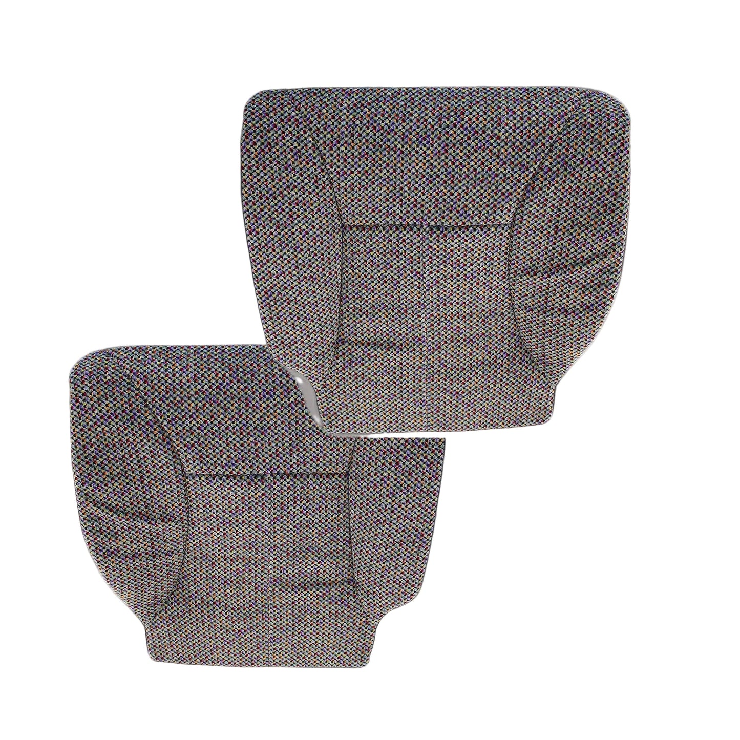 1998-2002 Dodge Ram 1500 2500 3500 SLT Laramie Seat Cover in Cloth with Mist Gray skirt: Choose From Variation