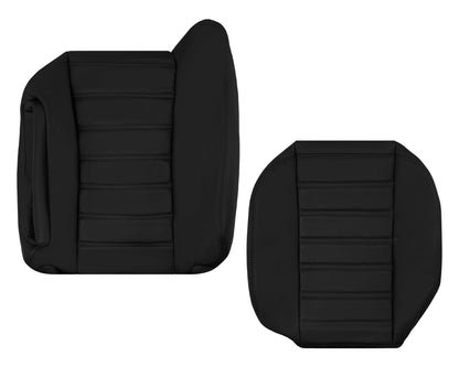 2003 - 2007 Hummer H2 SUV SUT Adventure LEATHER Seat Cover: Ebony Black