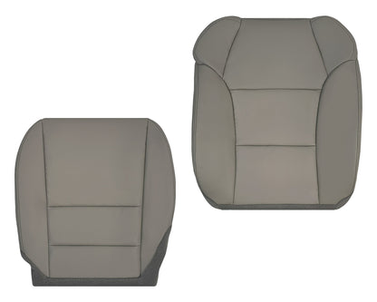 2007 - 2013 Acura MDX Driver Or Passenger Replacement Seat Covers: Non-Perforated Gray