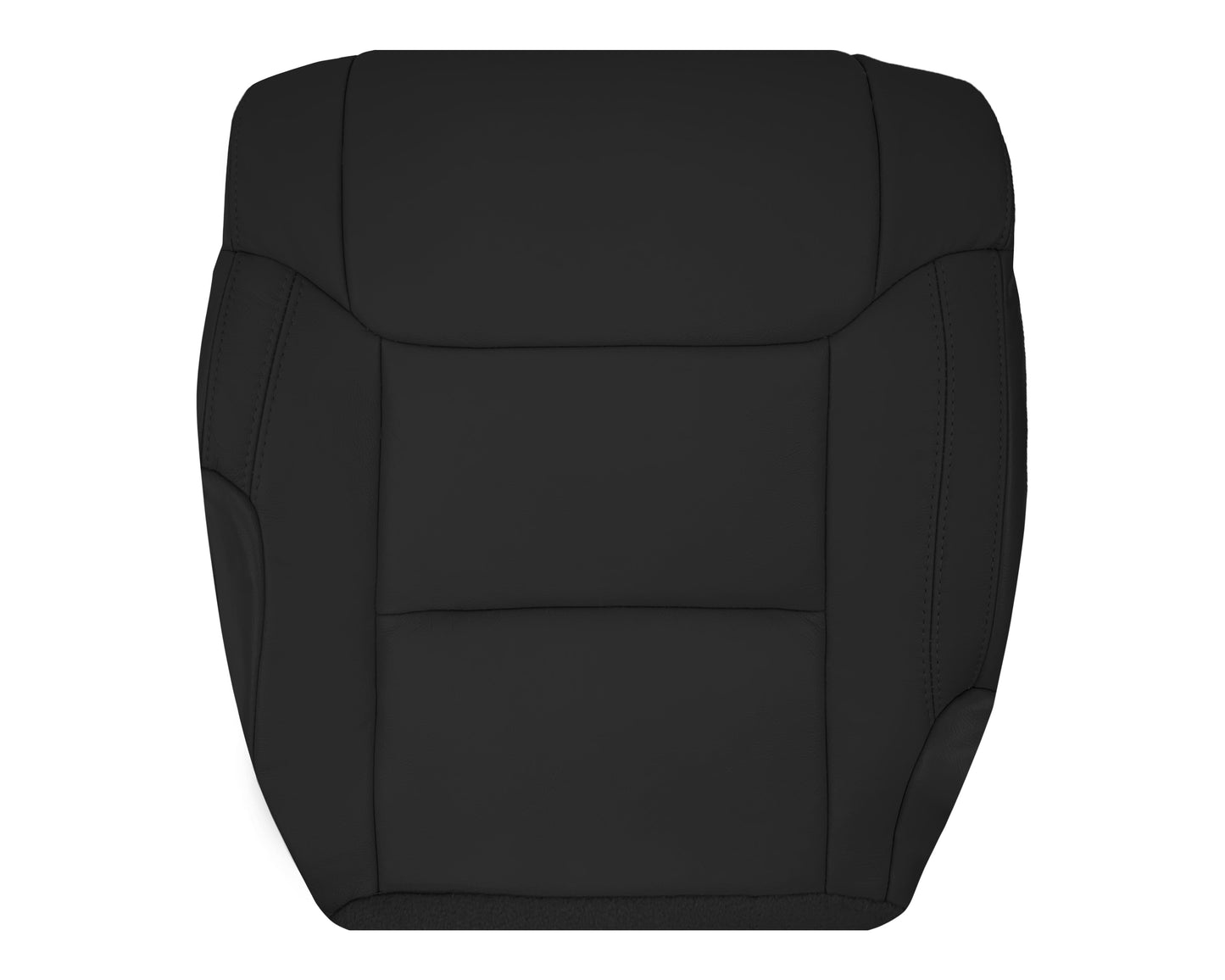 2014-2021 Toyota Tundra Driver OR Passenger Side Replacement Leather OR Synthetic Leather Seat Cover: Black
