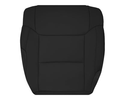 2014-2021 Toyota Tundra Driver OR Passenger Side Replacement Leather OR Synthetic Leather Seat Cover: Black