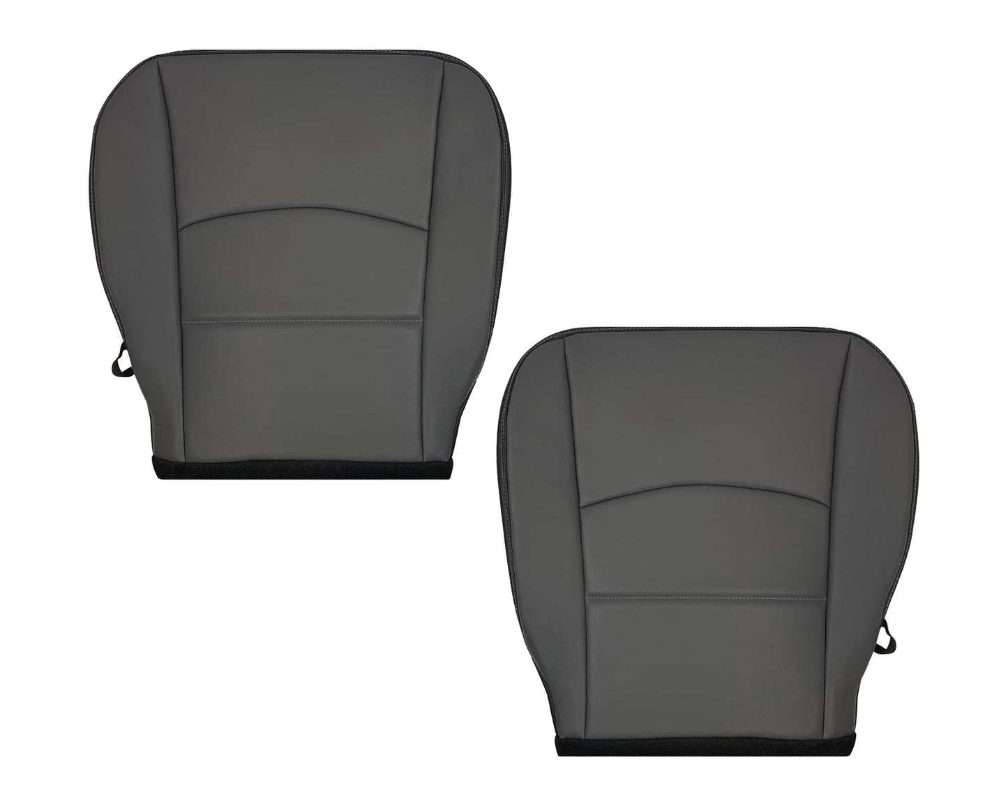 2019-2024 For Dodge Ram ST Driver or Passenger Bottom Leatherette (Synthetic Leather) Seat Cover In Diesel Gray