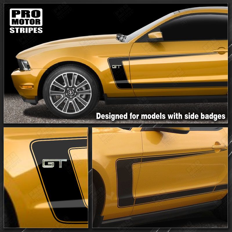 Ford Mustang 2010-2014  GT / 5.0 BOSS 302 Style Side C Stripes