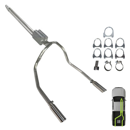 Ford, 2009-2020, 5.0L, Clamp/On - MPI Exhaust Cat-Back Dual Exhaust Kits