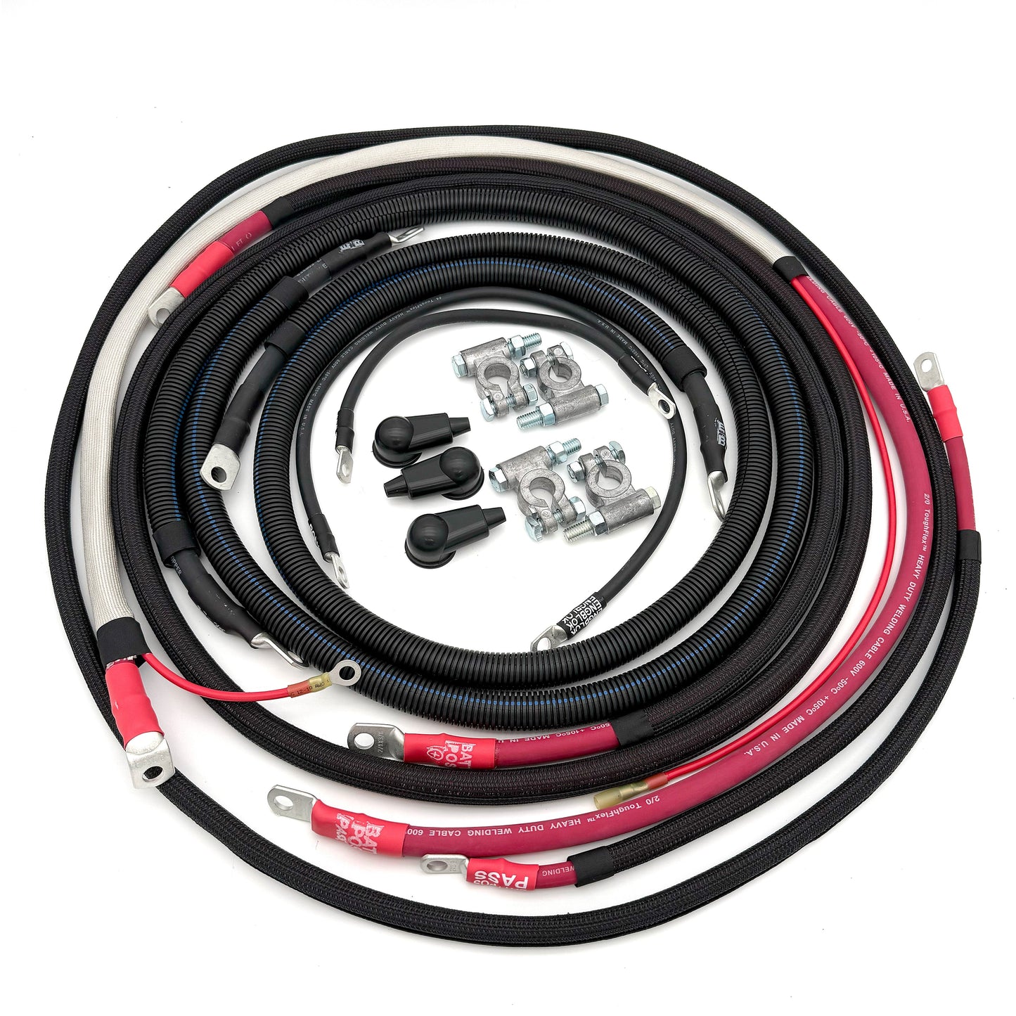 Ford Powerstroke 6.7 Diesel - F250/F350 Battery Cable Kit (2017-2021)