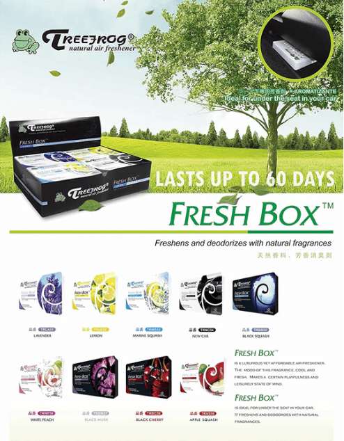 24 Pack Display Treefrog Fresh Box Air Fresheners