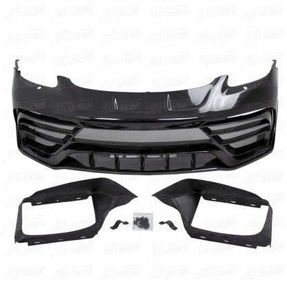 Half Carbon Fiber Front Bumper for Porsche Cayman 718 Gen 16-18