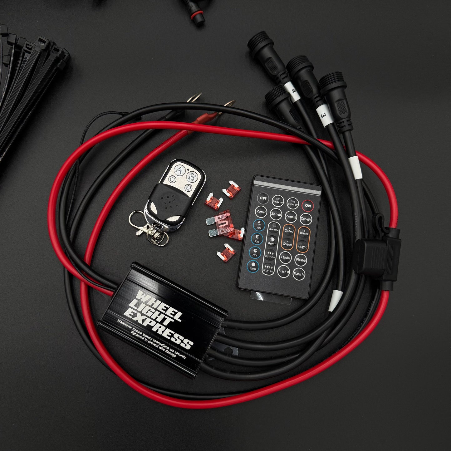 8  Piece High Density Rock Light Kit