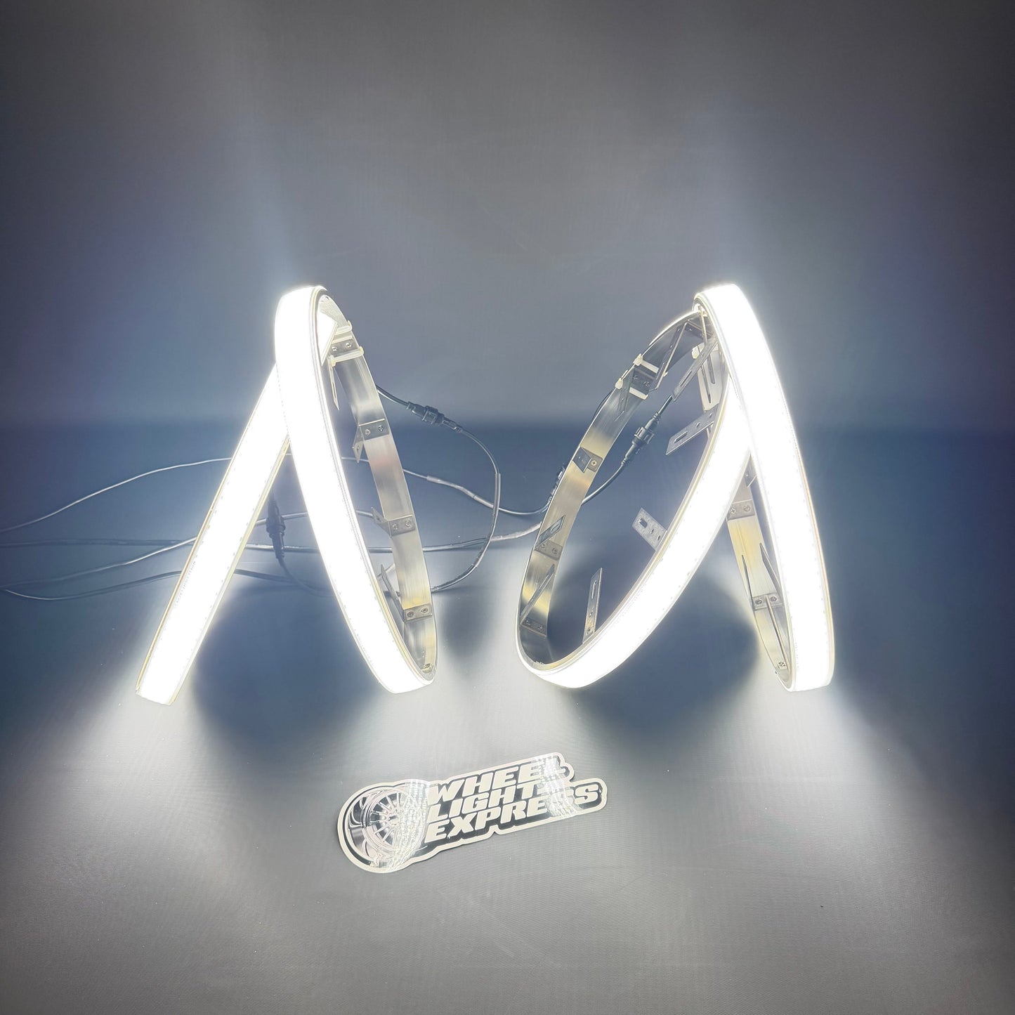 Quad Row White High Density Wheel Lights