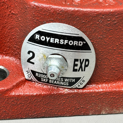 ROYERSFORD R2000 Spherical Bearing 2 Square Flange Expansion Red 40-05-E200