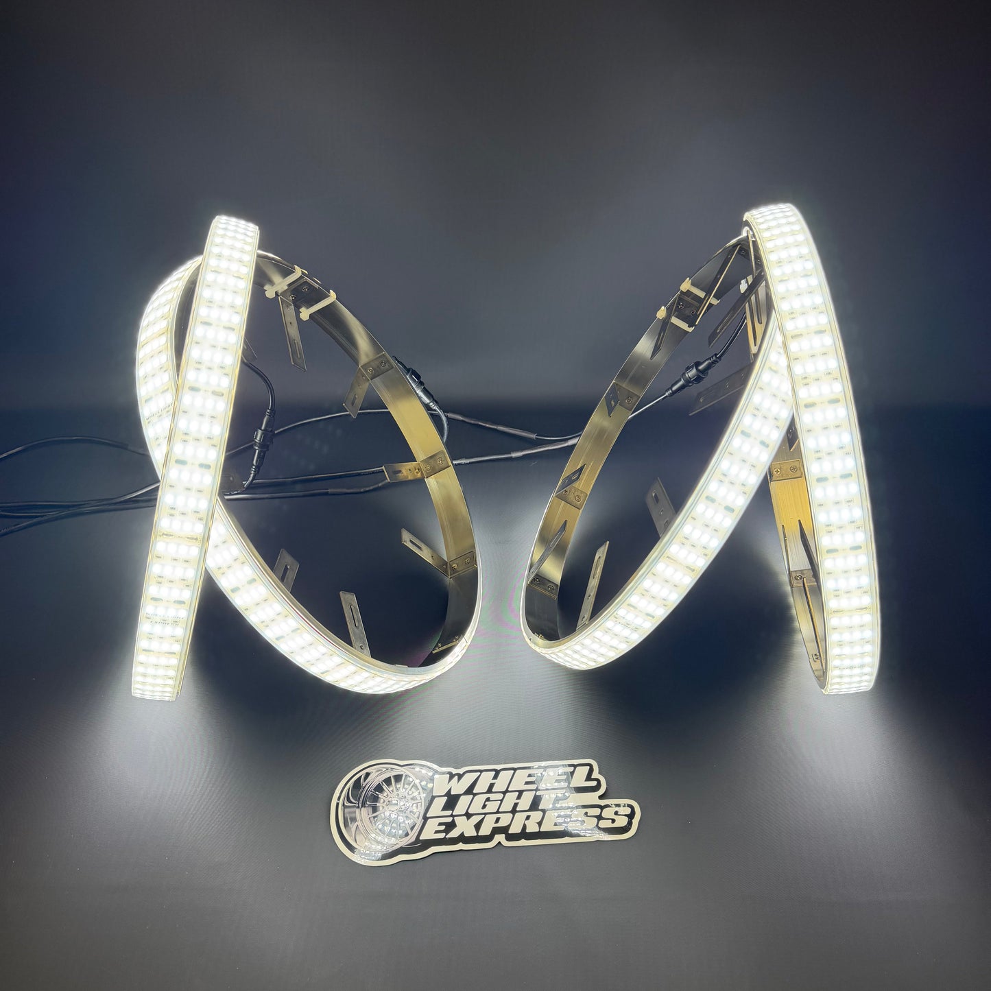 Quad Row White Wheel Lights