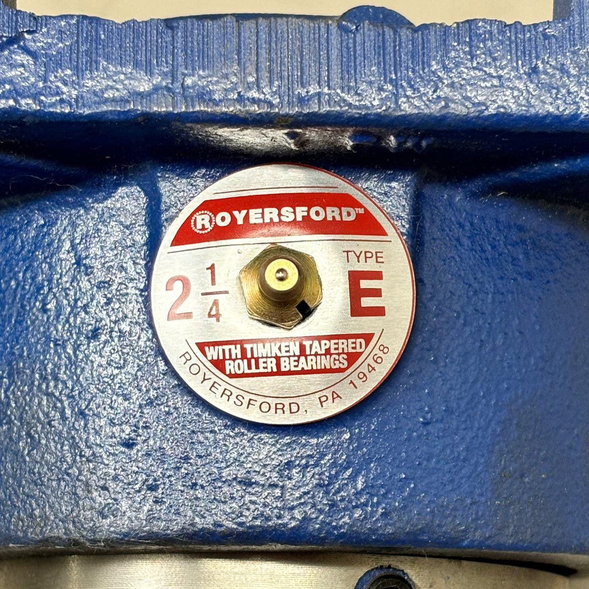 ROYERSFORD Type E 4-Bolt Square Flange Bearing 2-1/4" Dual Locking 20-05-0204