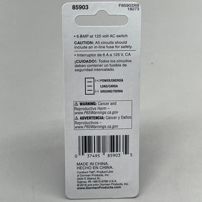 DORMAN (5 PACK) Electrical Switches Metal Bat w/ Screw Terminals 6 Amp 72 Watts 85903