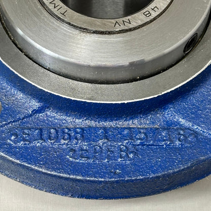 ROYERSFORD Type E Piloted Flange Bearings 1-3/4" Non-Expansion Blue 20-06-0112