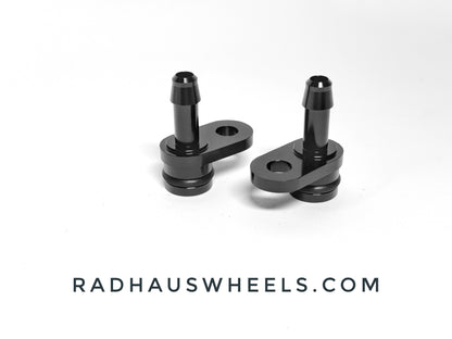 OUT OF STOCK ORDER: RADHAUS Coolant Line Fitting Replacement for Porsche 946-106-026-060  (Set of Two)