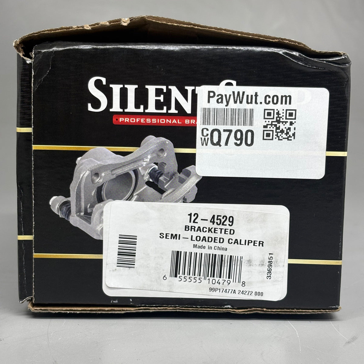 SILENT STOP Semi Loaded Caliper Disc Brake 12-4529