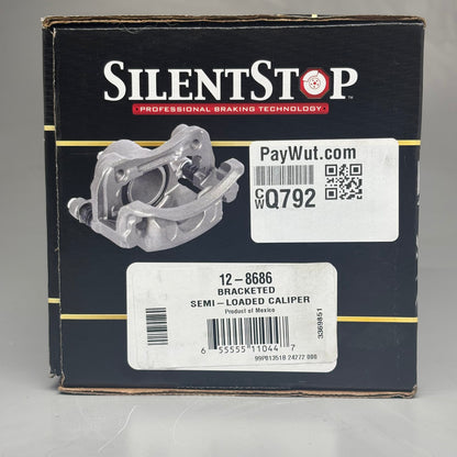 SILENT STOP Semi Loaded Caliper Disc Brake For Subarus 12-8686