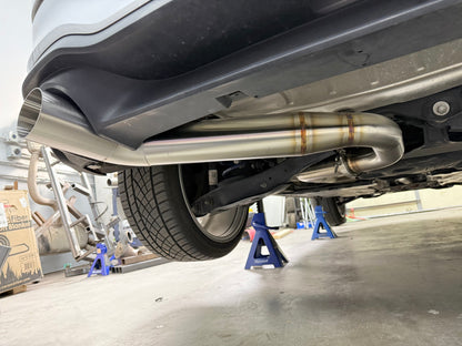 CCdesign **MK8** VW Golf GTI 3.5" Single Exit Catback Exhaust (Driver Side)