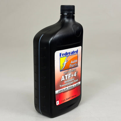 FEDRATED (6 PACK, 1 QUART EACH) Auto Parts Full Synthetic ATF+4 Oil 527-7002