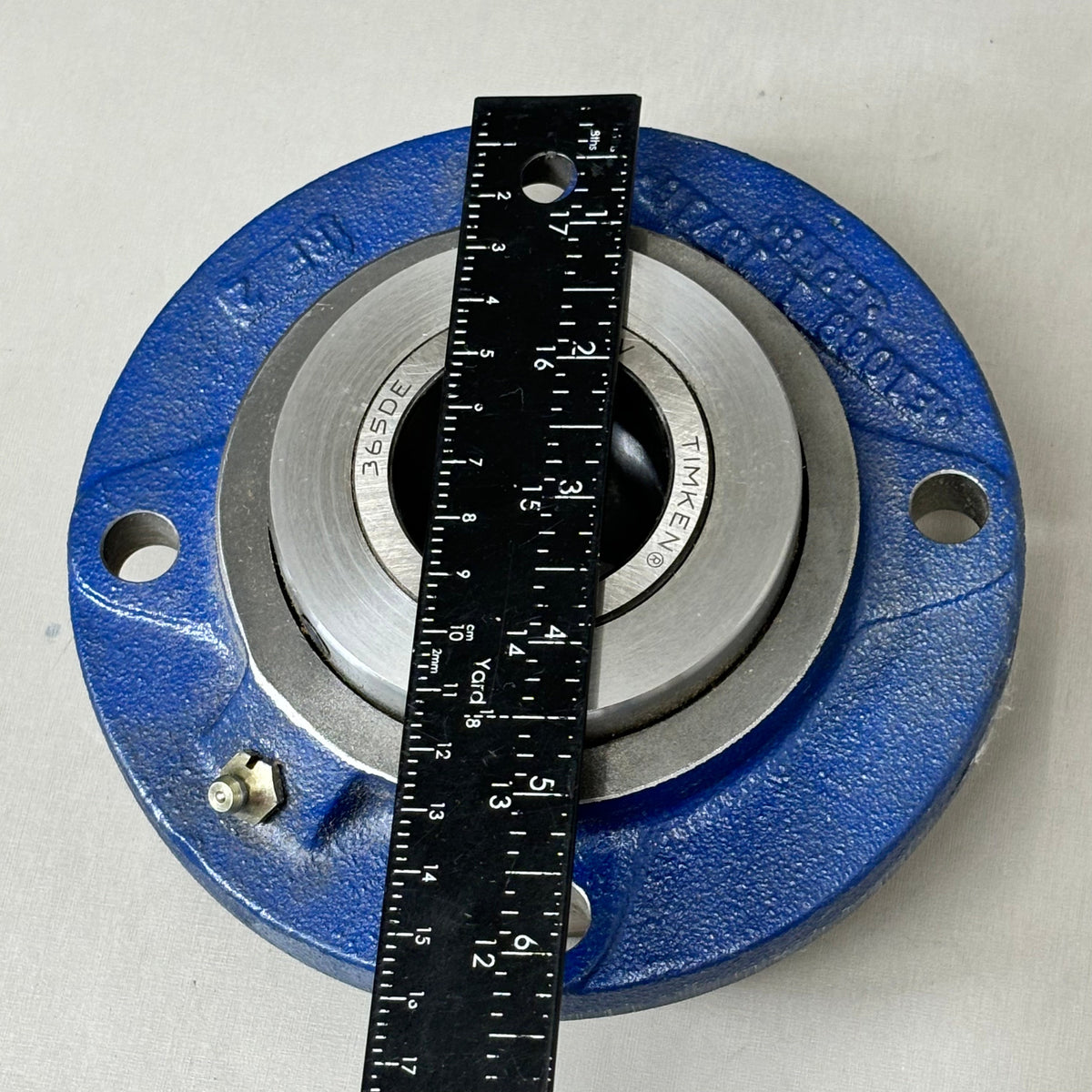 ROYERSFORD Type E Piloted Flange Bearings 1-3/4" Non-Expansion Blue 20-06-0112