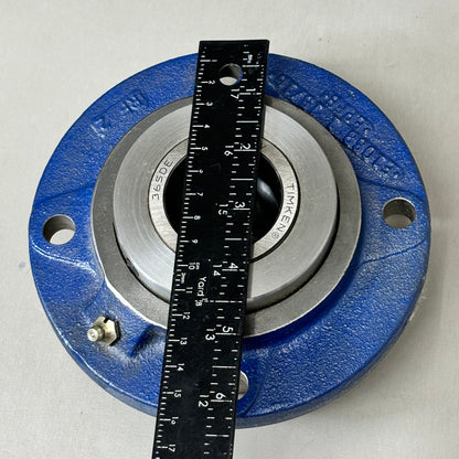 ROYERSFORD Type E Piloted Flange Bearings 1-3/4" Non-Expansion Blue 20-06-0112