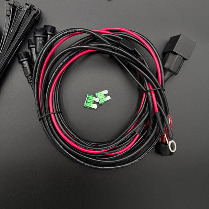 8 Piece White Rock Light Kit