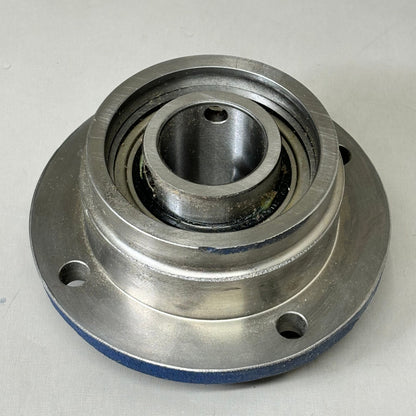 ROYERSFORD Type E Piloted Flange Bearings 1-3/4" Non-Expansion Blue 20-06-0112