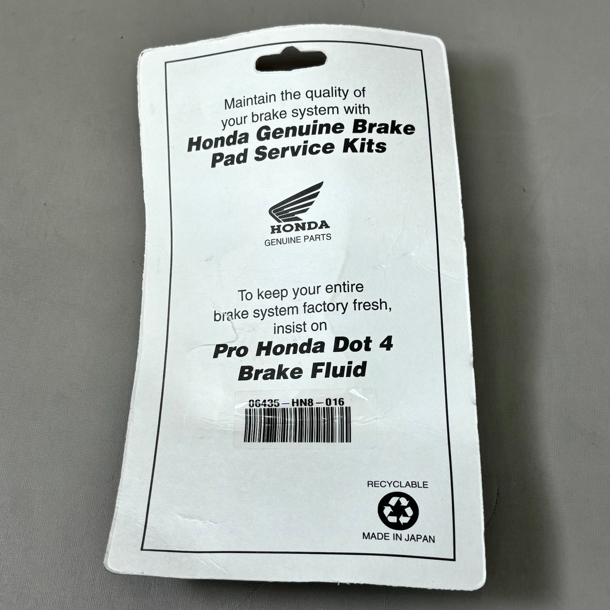 HONDA Rear Brake Pad Set FOURTRAX FOREMAN RUBICON DCT PIONEER OEM 06435-HN8-016
