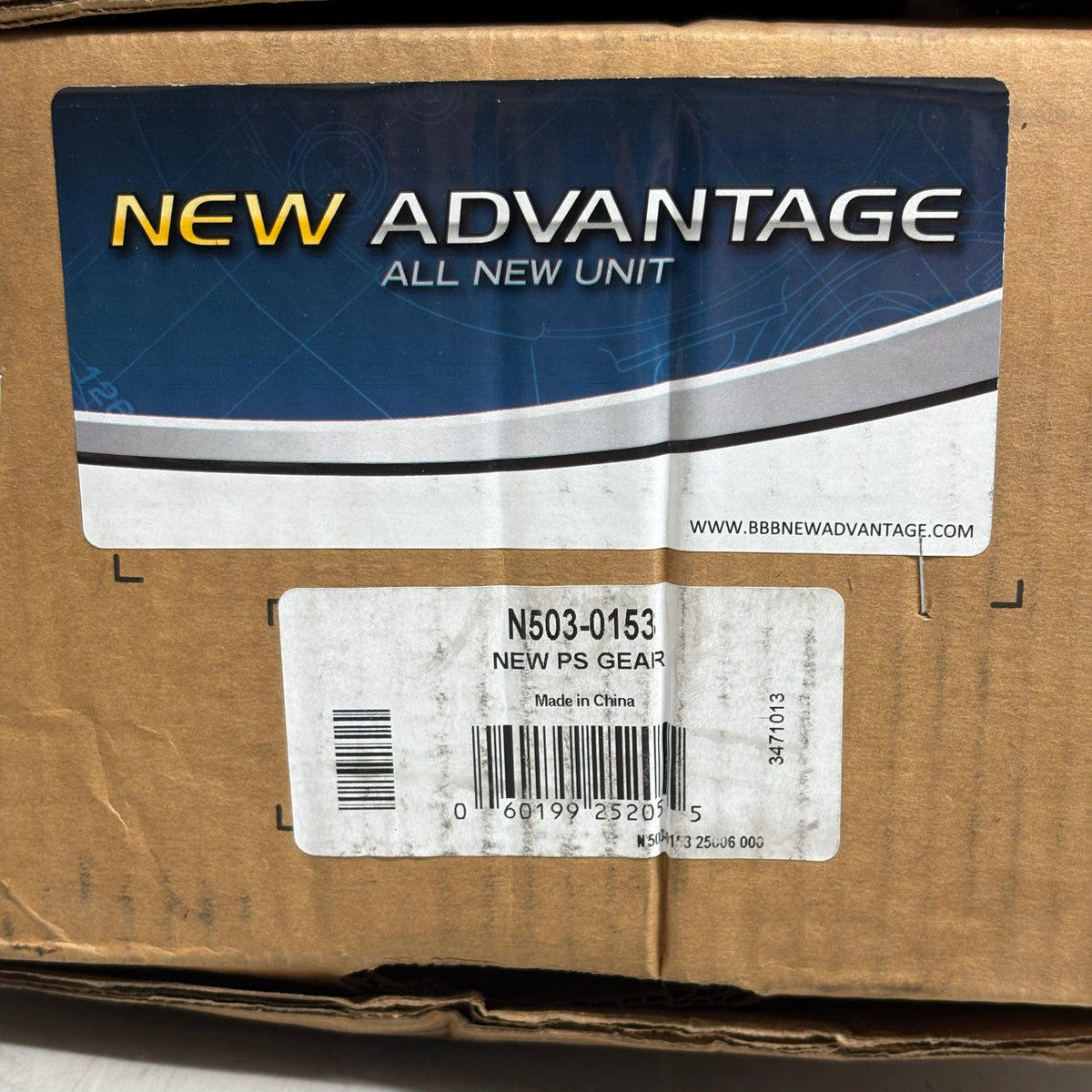NEW ADVANTAGE Steering Gear Box Fits Chevy Silverado 1500 Black N503-0153