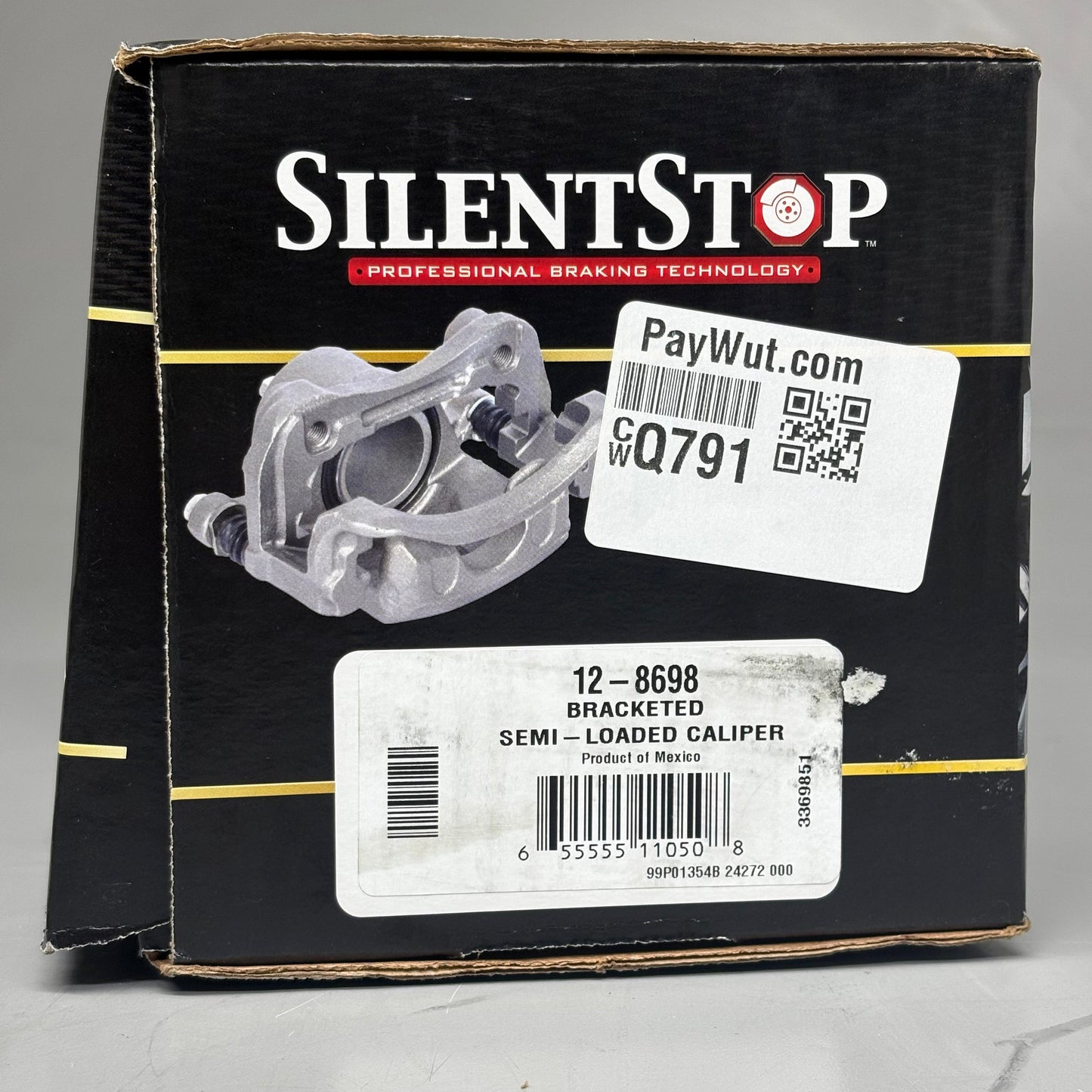 SILENT STOP Semi Loaded Caliper Disc Brake For Subarus 12-8698